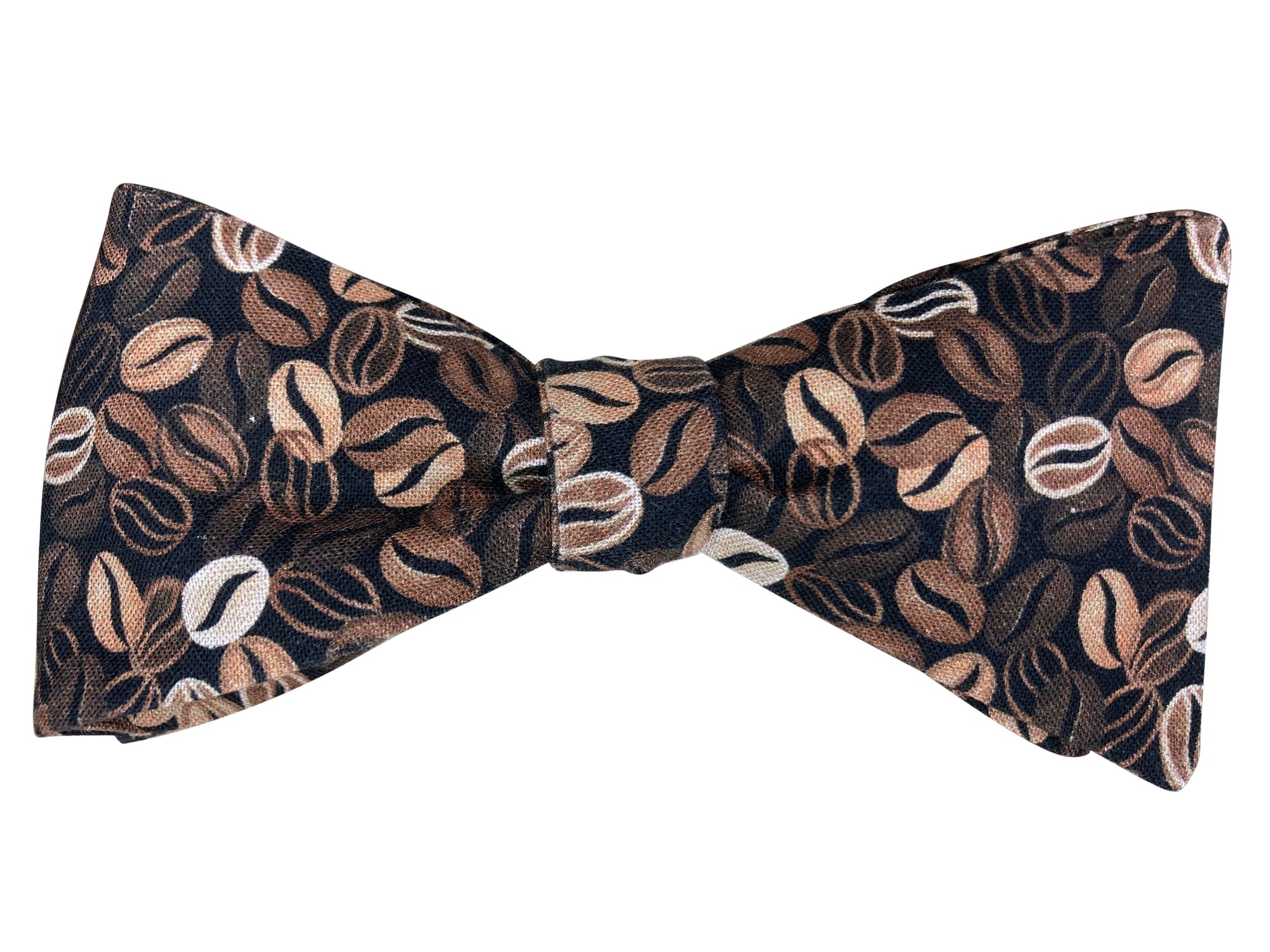coffee beans self tie bow tie