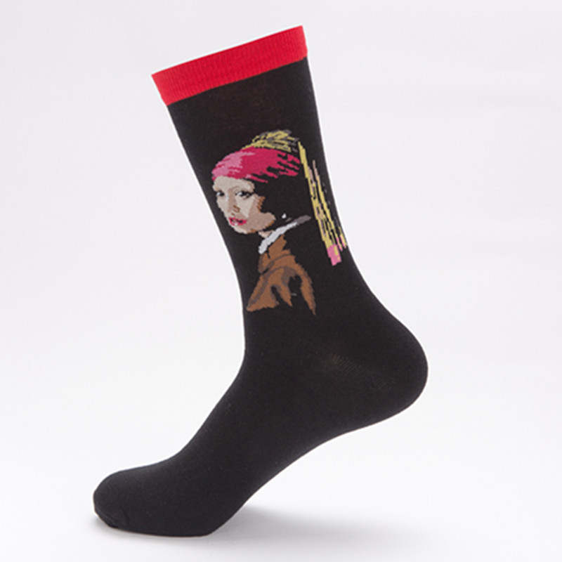 girl with the pearl earring mens socks