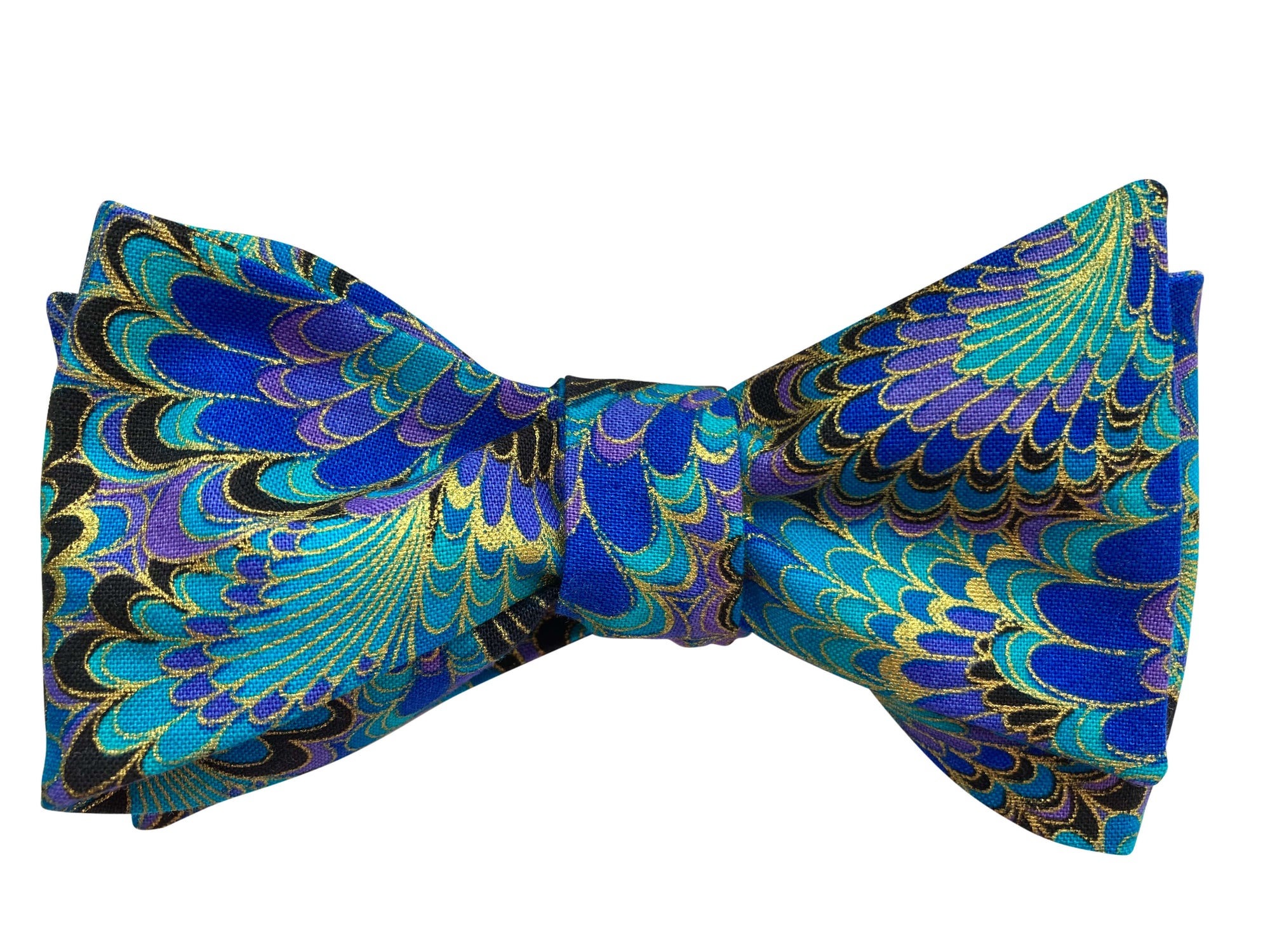 Majestic Peacock Bow Tie