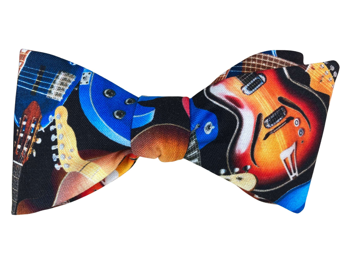 Colourful Guitars Bow Tie