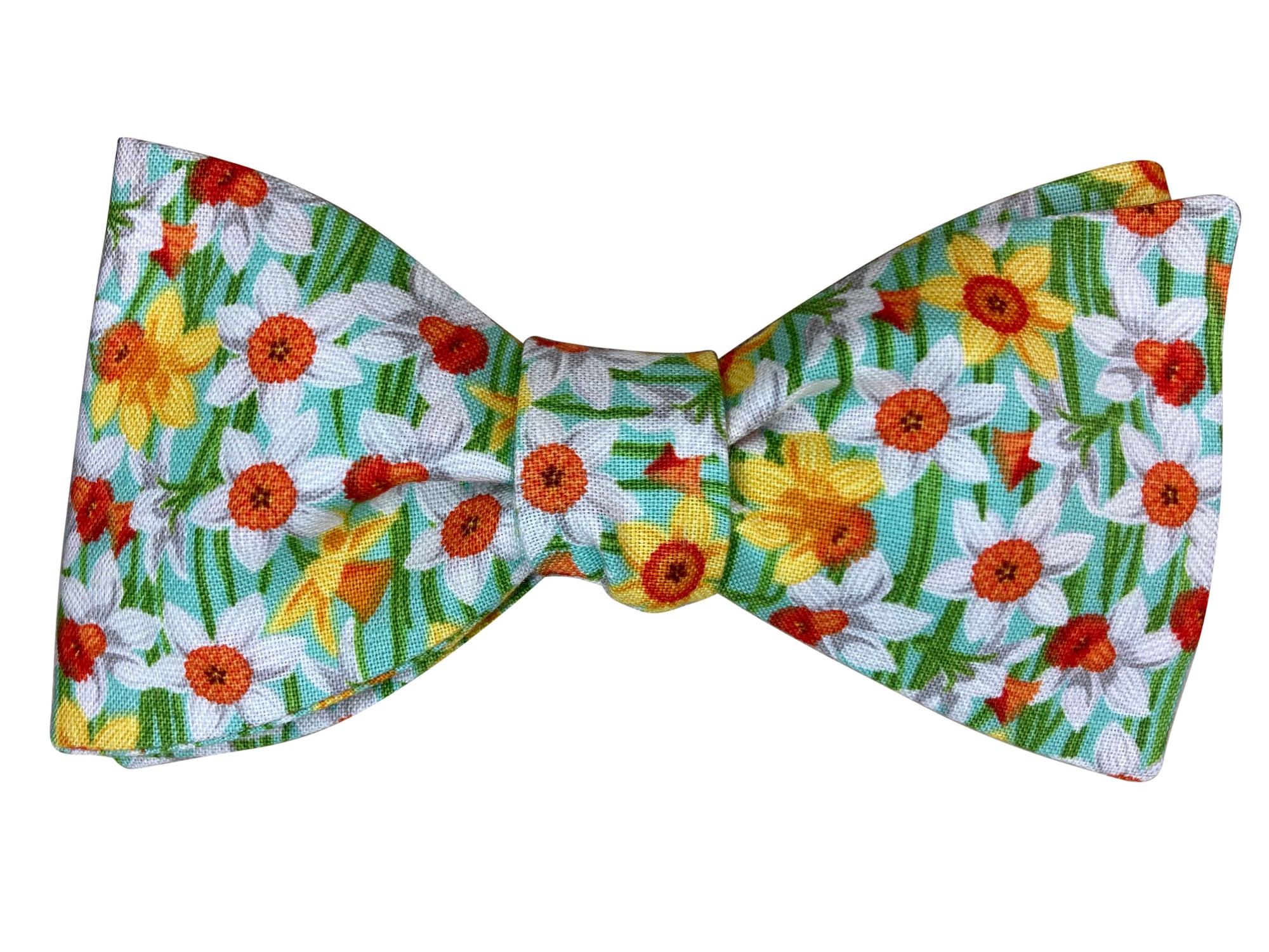 daffodils self tie bow tie