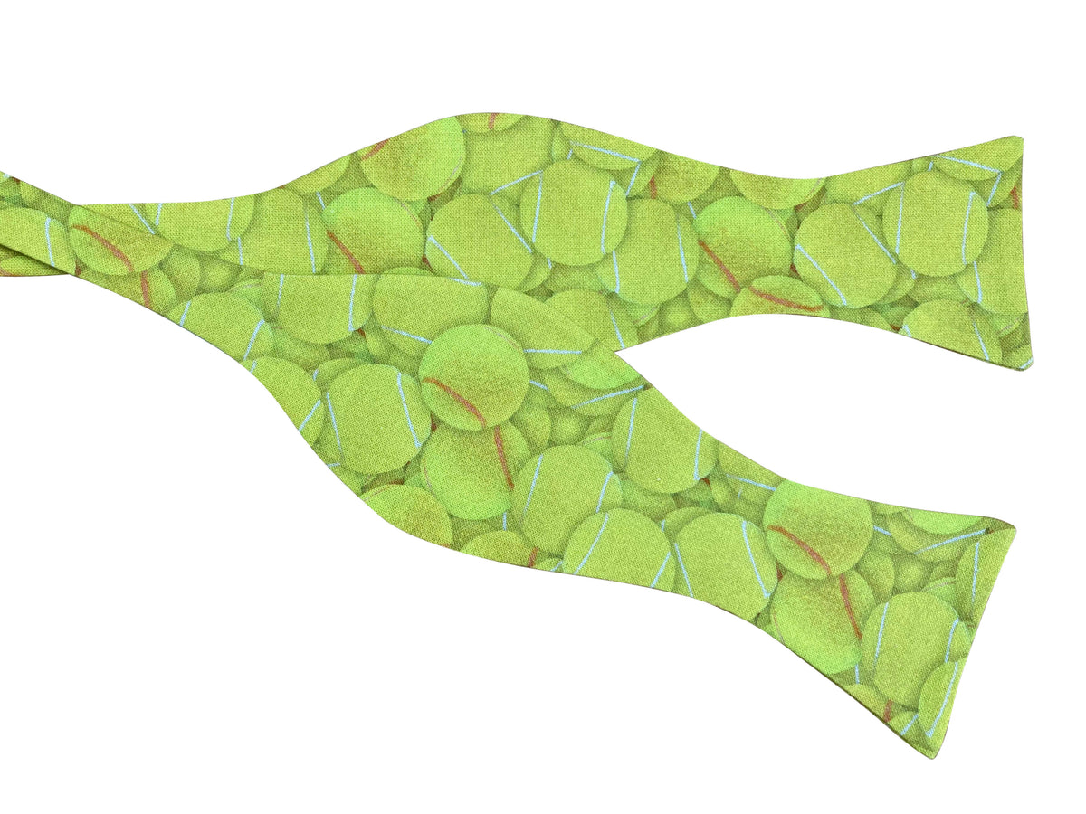 Wimbledon tennis balls self-tie bow tie