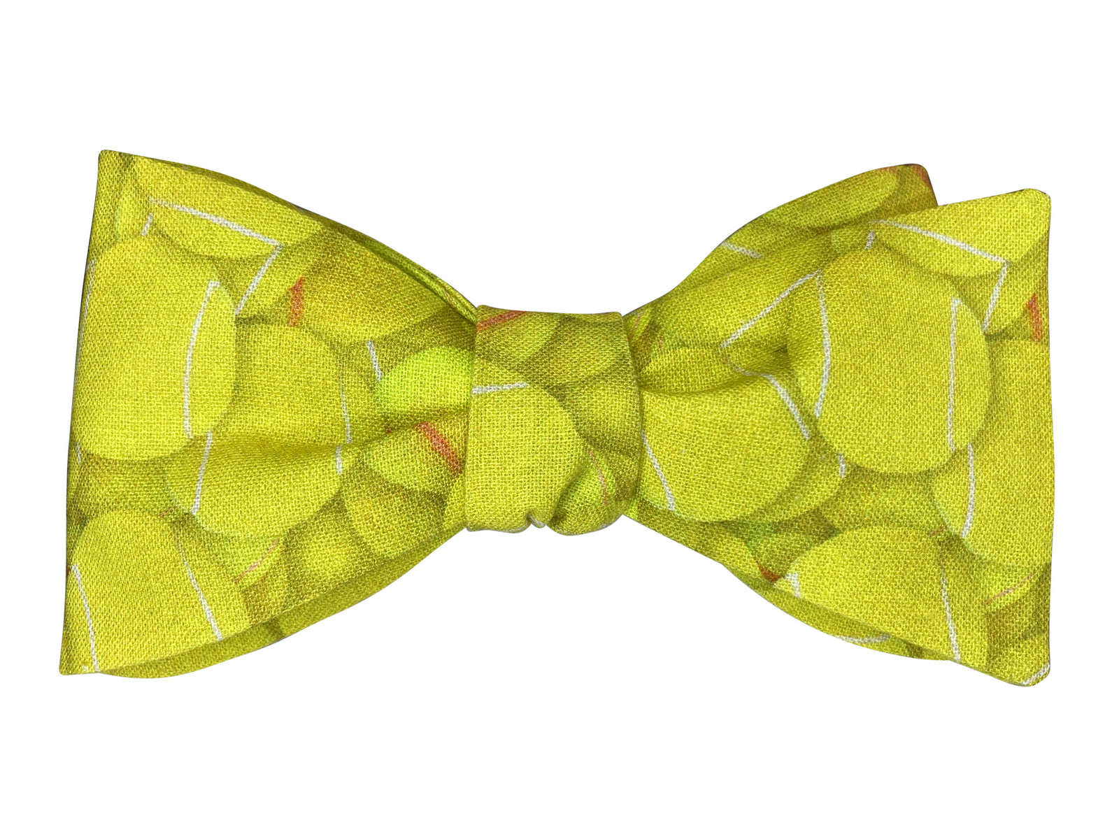 Wimbledon tennis balls self-tie bow tie