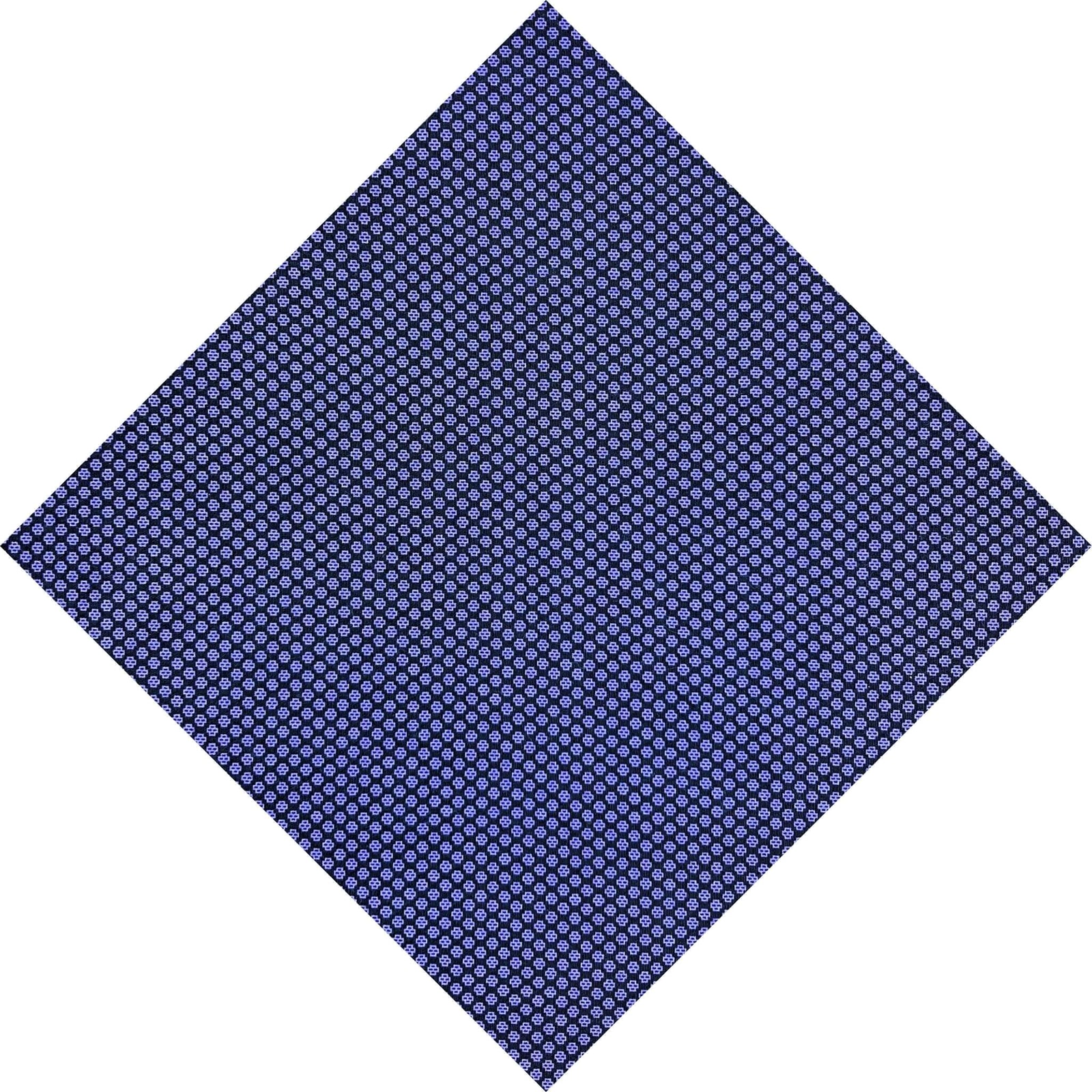 black and purple patterned pocket square