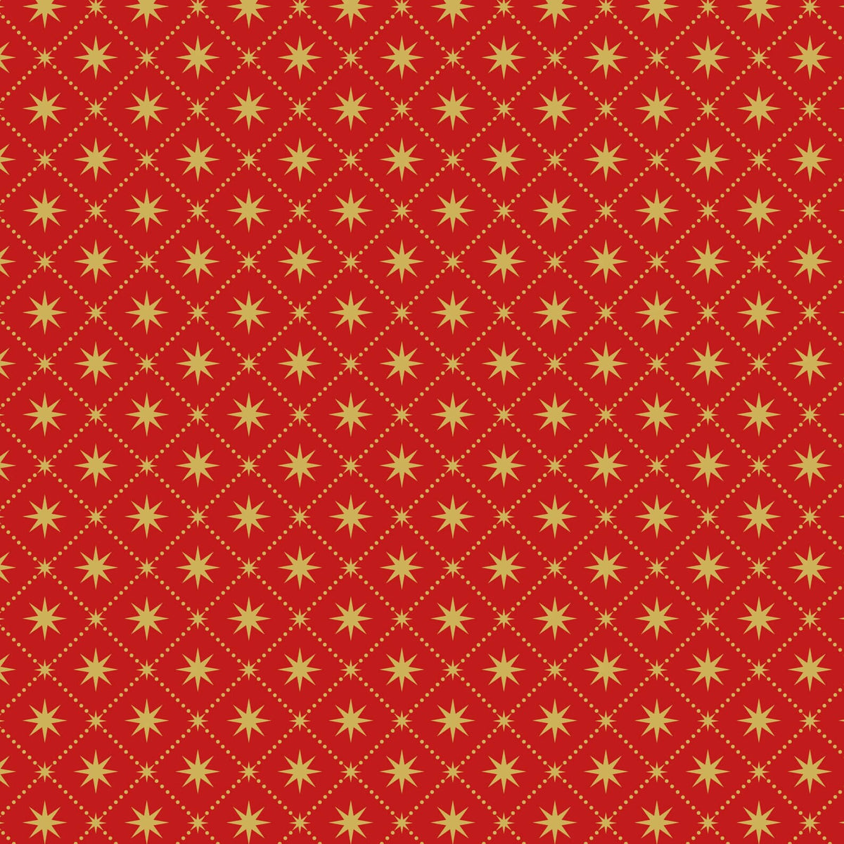 Red &amp; Gold Sparkling Stars Bow Tie