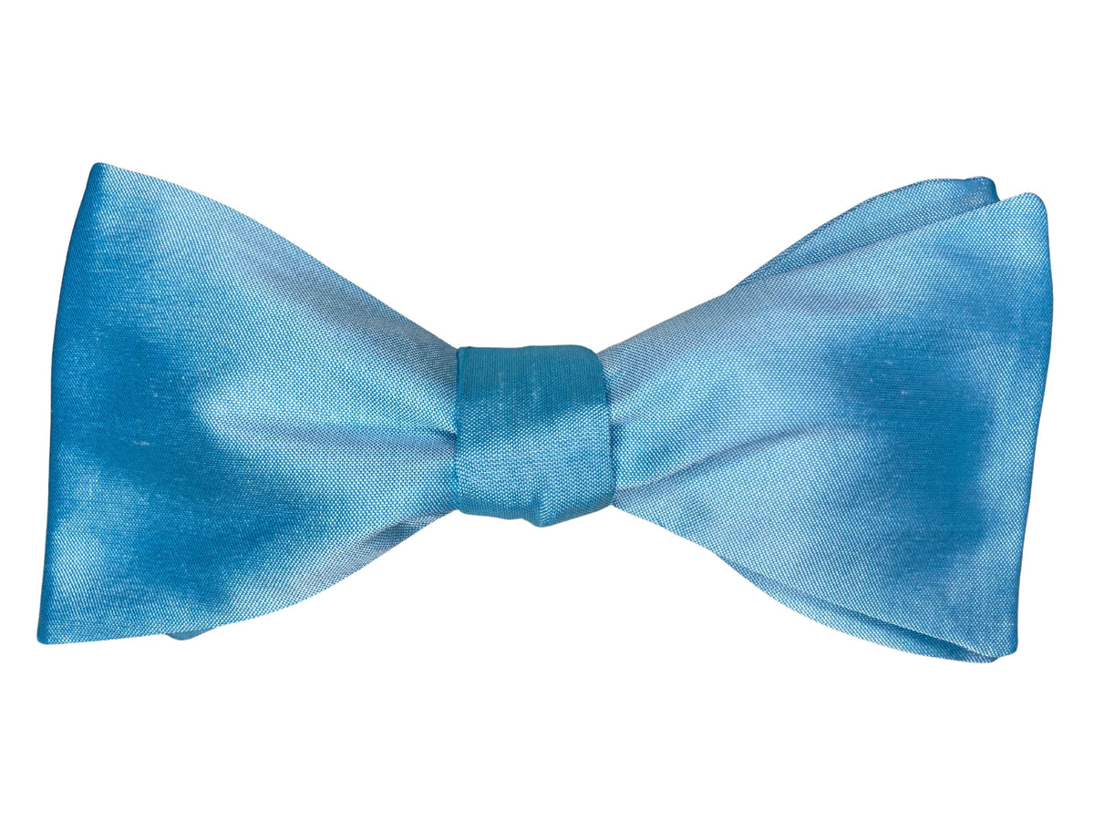 Sky Blue Silk Bow Tie