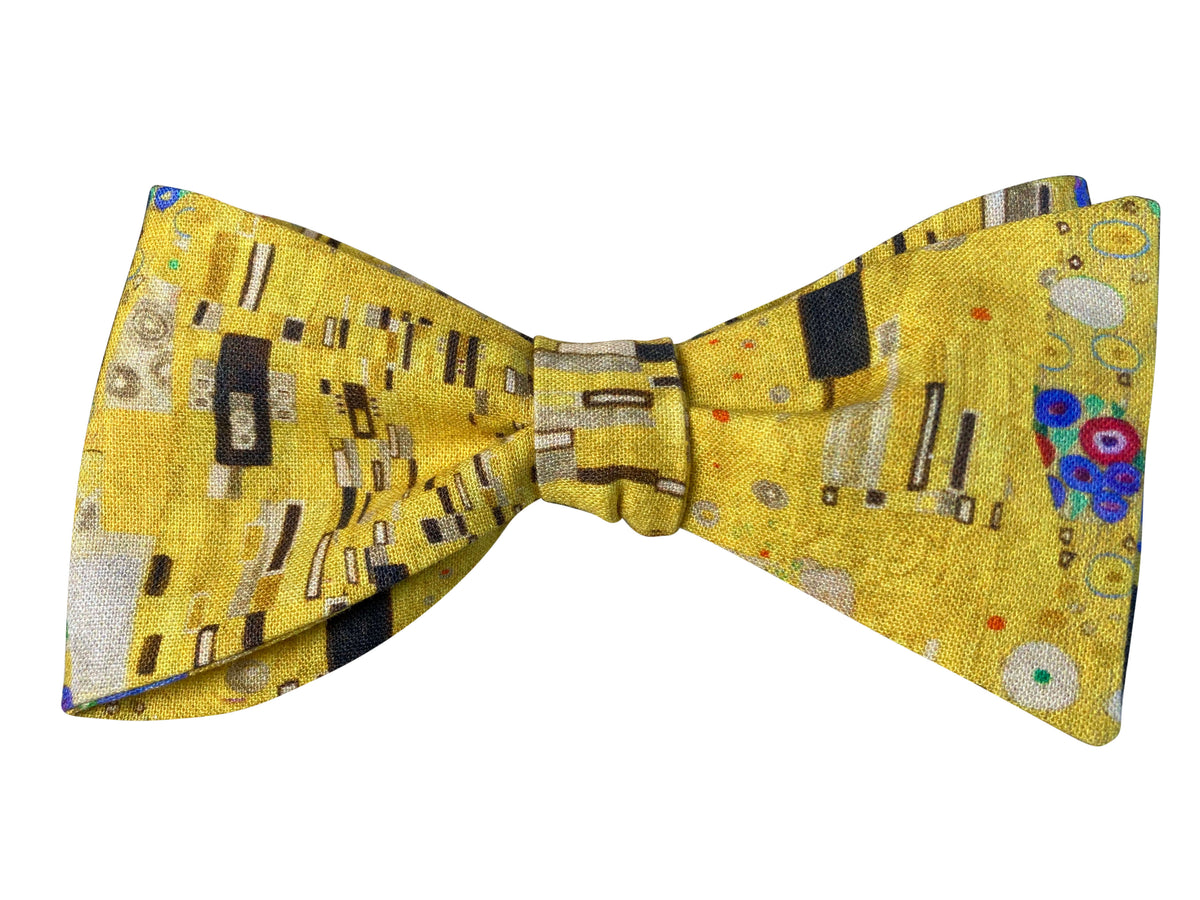 Gustav Klimt the Kiss self tie Bow Tie