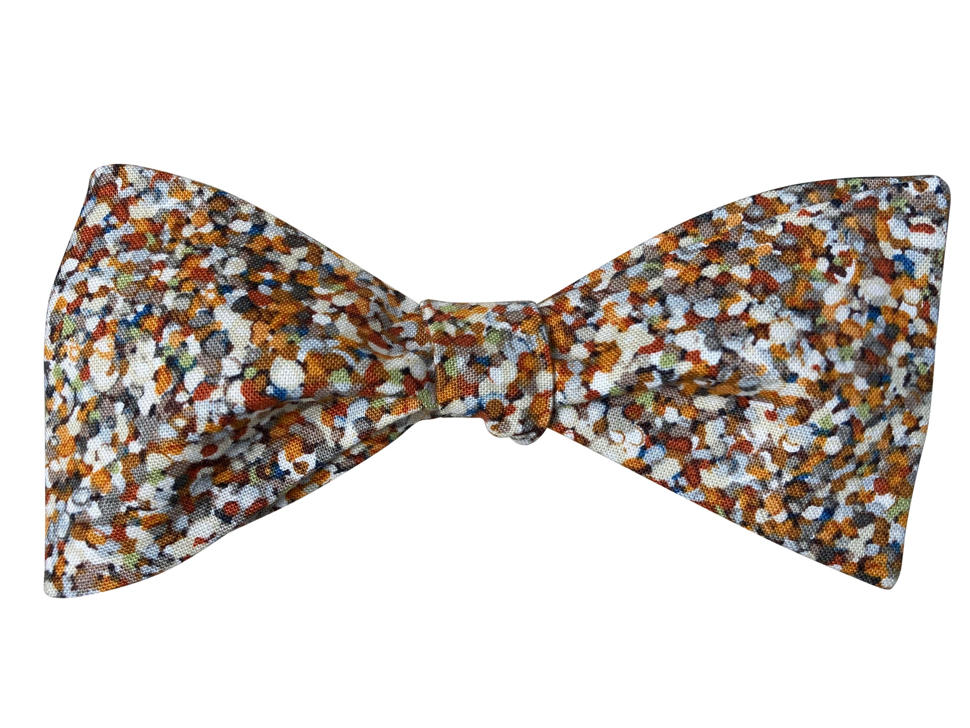 autumn rust self tie bow tie