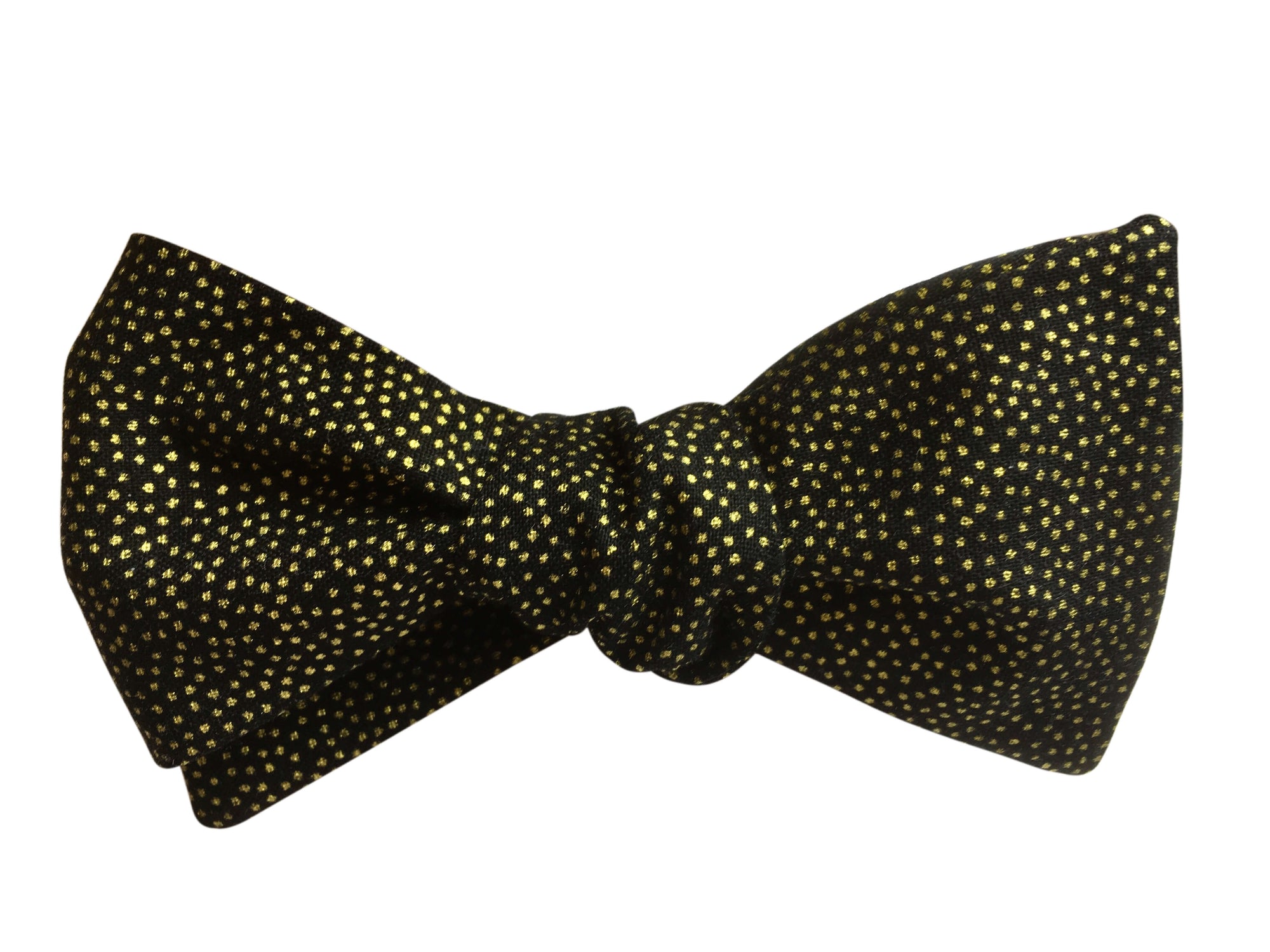 Black and Gold Doctor Who 2020 bow tie worn by Jodie Whittaker