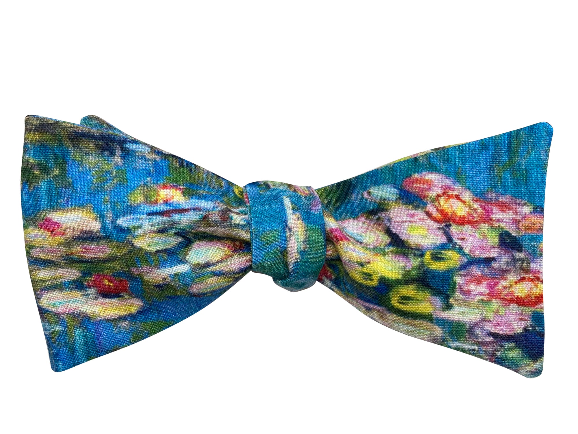 claude monet water lilies bow tie