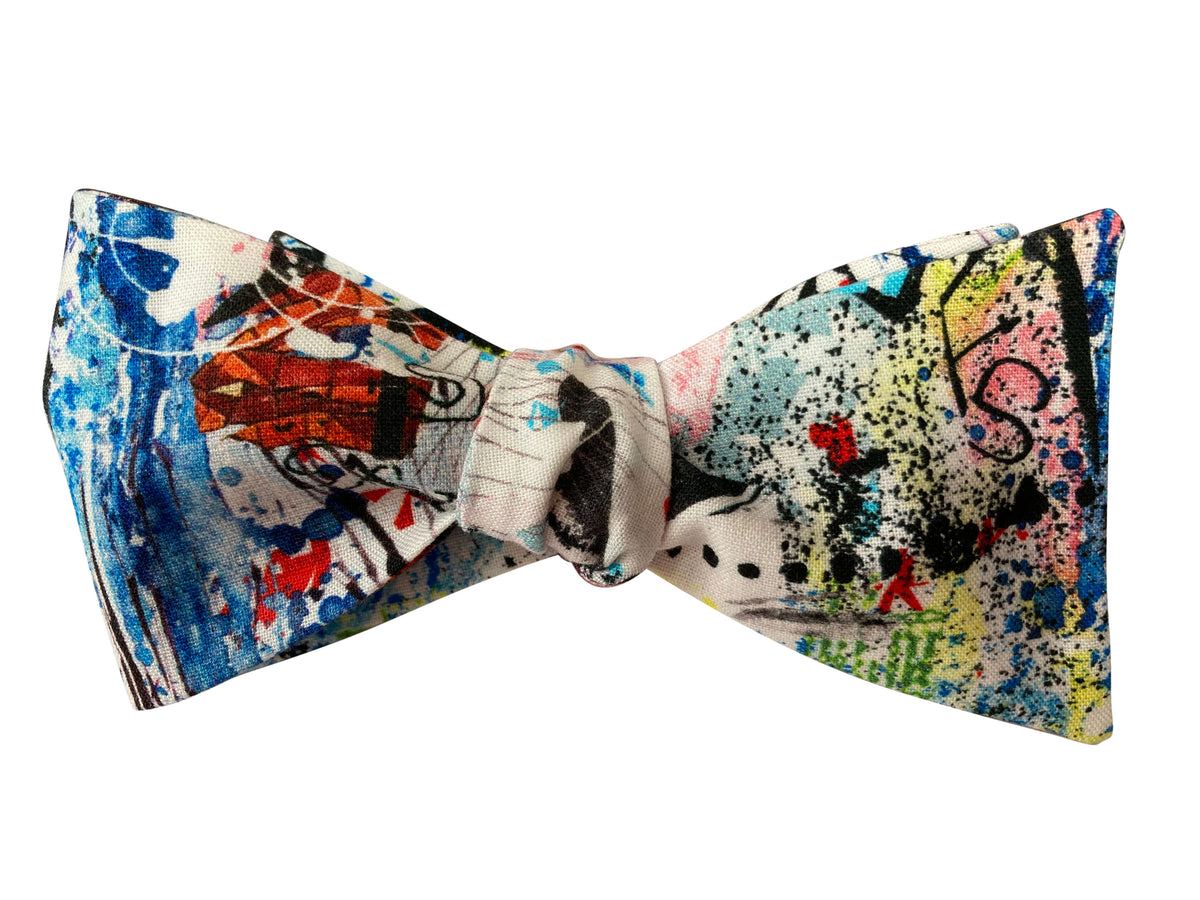 graffiti bow tie