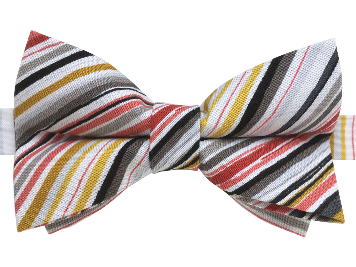 Striped Bow Tie