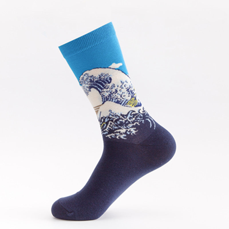 Great Wave off Kanagawa Mens Socks