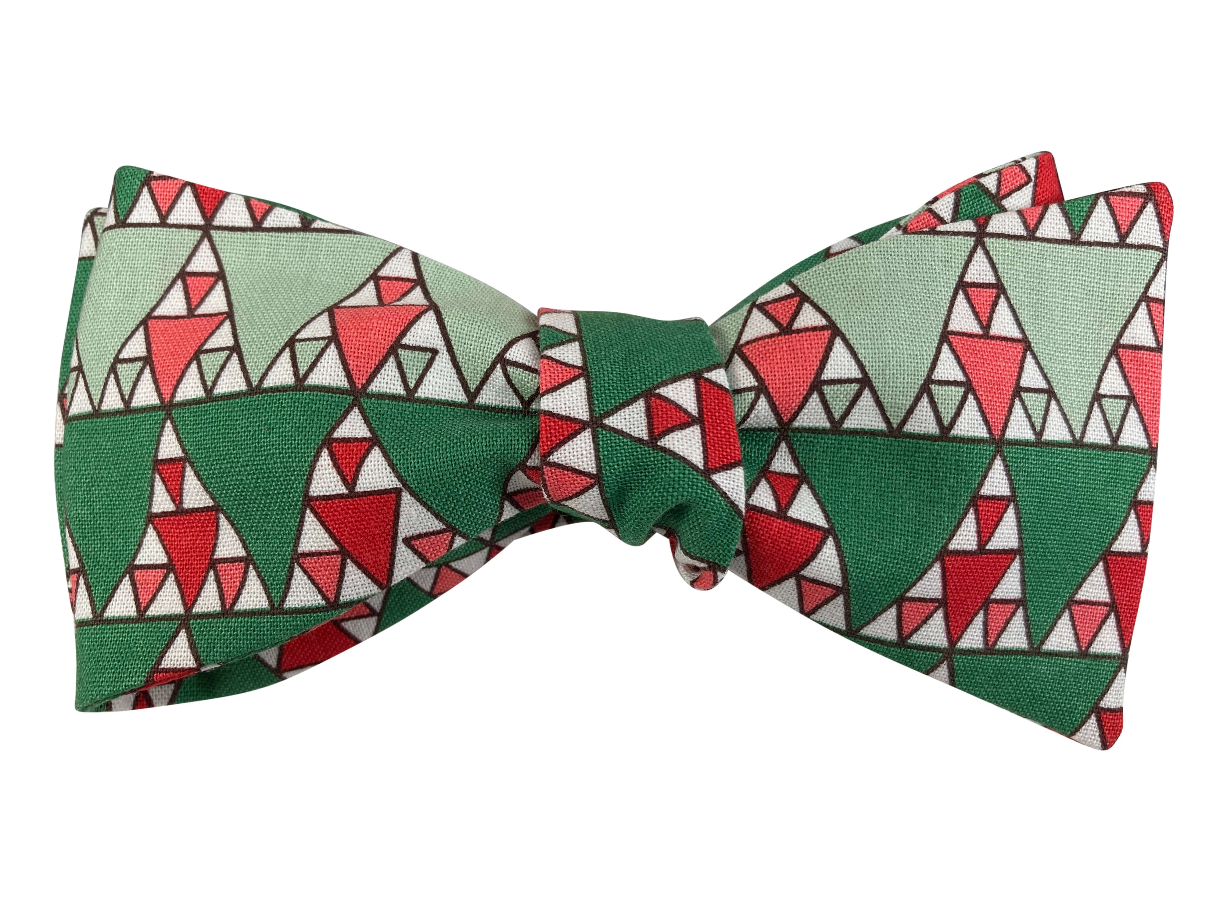 Christmas Bow Ties Unique, Handmade Christmas Design Bow Ties Christmas Bow Ties