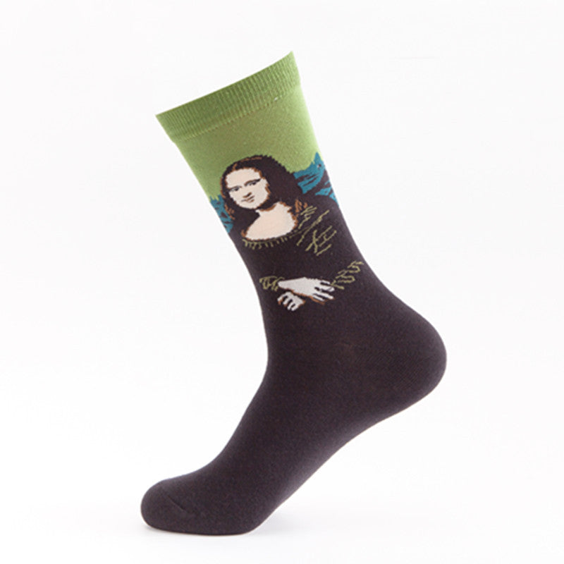 Leonardo da Vinci Mona Lisa Mens Socks