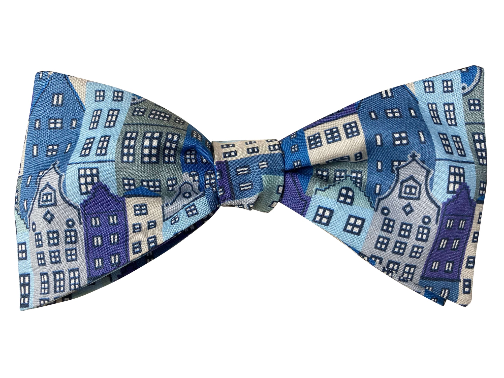liberty blue copenhagen self tie bow tie