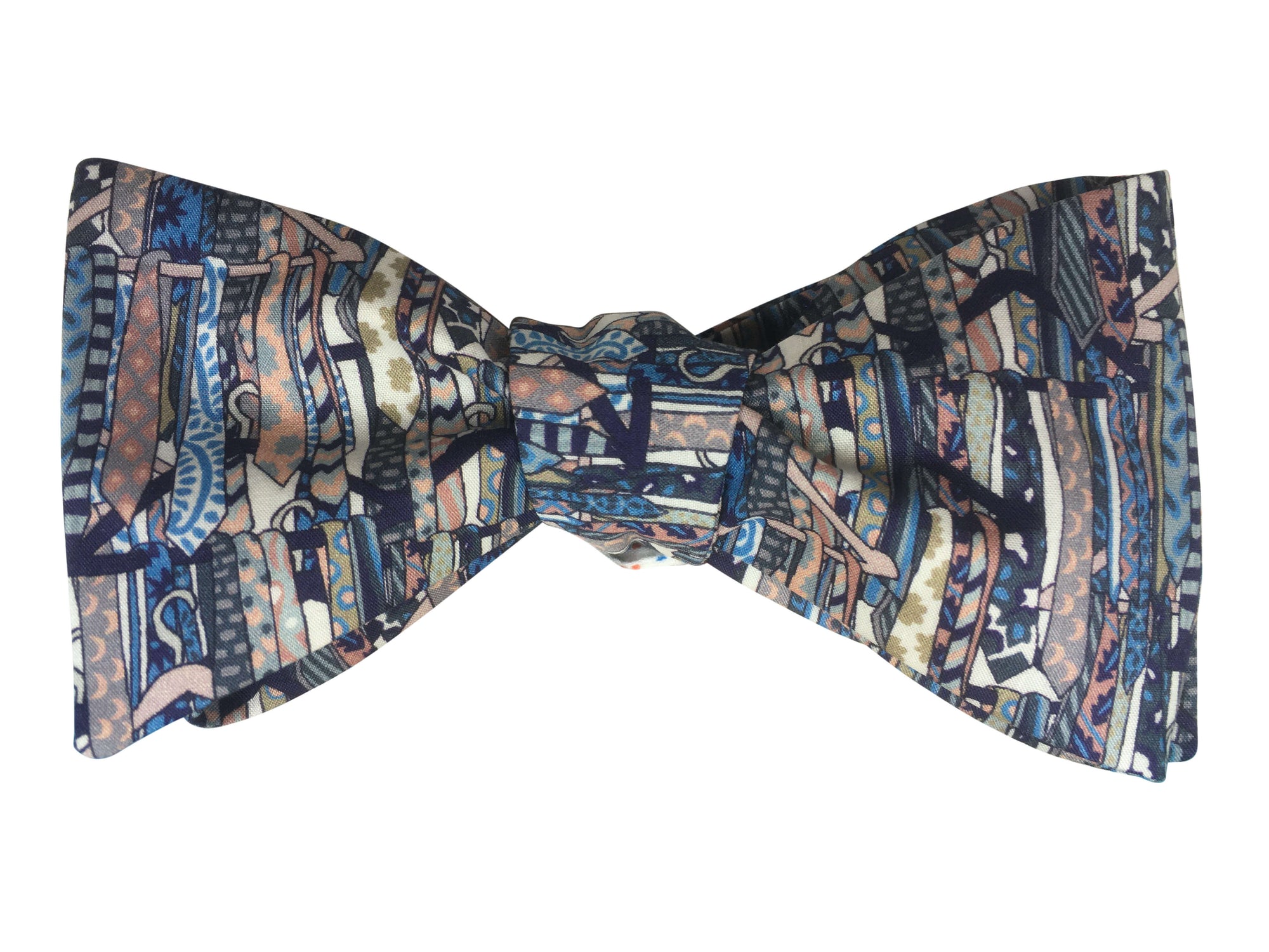 liberty blue ties bow tie