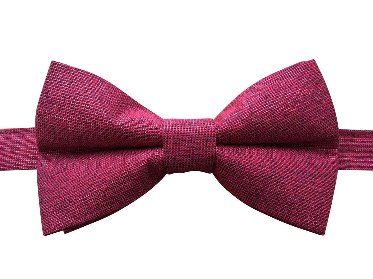 Metallic Red Bow Tie