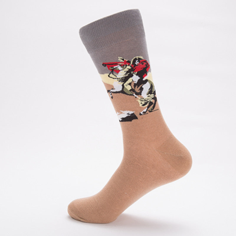 Napoleon Crossing the Alps Mens Socks