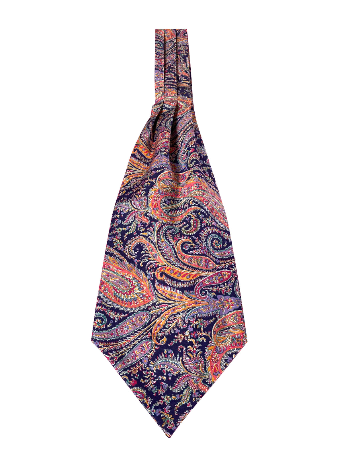 purple paisley cravat