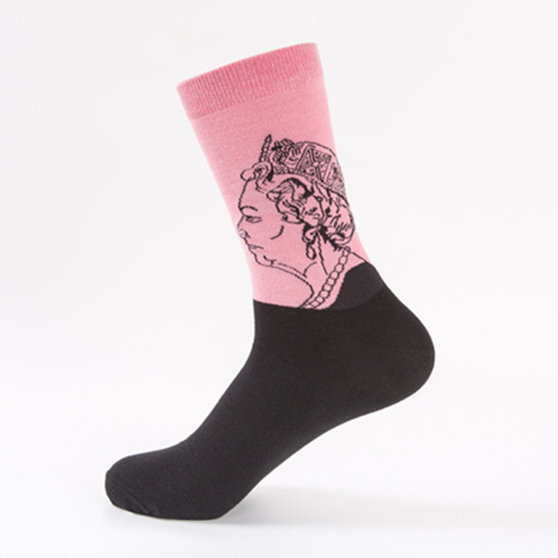 Queen Elizabeth II Mens Socks