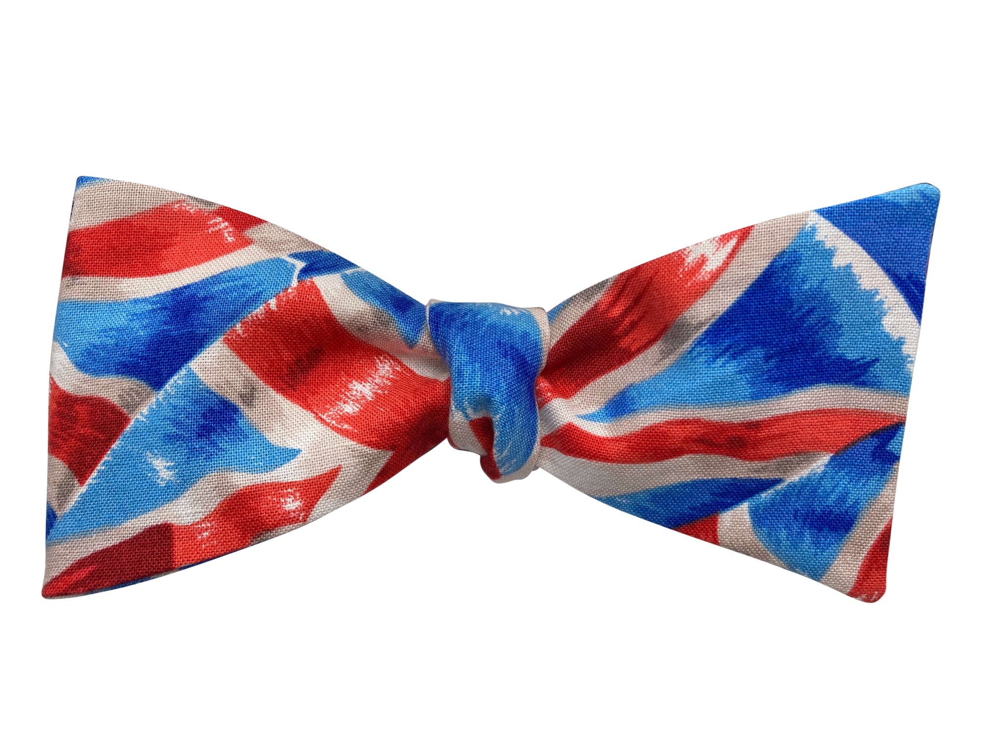 british union jack flags bow tie